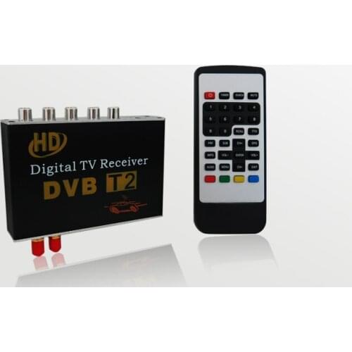 Digital TV Receiver MPEG-4 DVB-T2 high speed with Double Antenna