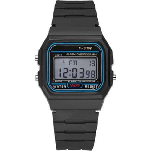 Digital Sports Watch with LED Light Smart Wristwatch Casual Luminous Watche with Pedometer Multifunctional Mens Waterproof