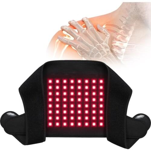 DGYAO Back Pain Relief 660nm Red Light Therapy & 880nm Near Infrared Device Body Care Equipment Wrap Pad Safe Use at Home Gift