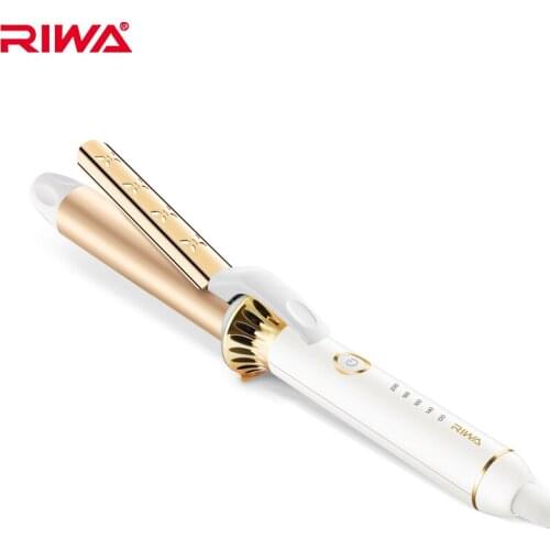 RIWA Wet Dry Electric Hair Curling Tongs Temperature Control Hair Curlers Curling Irons Roller Curls Wand Waver Styling Tool
