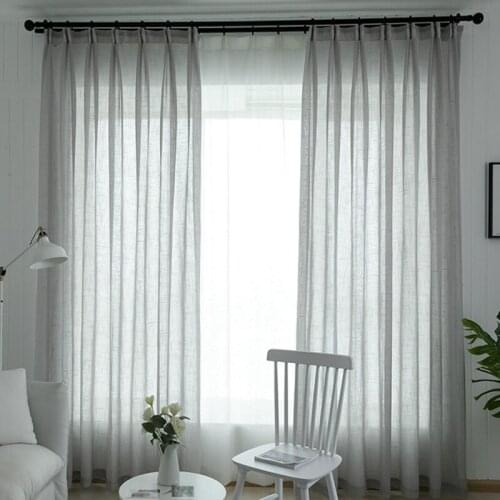 Europea Stylish Curtain Tulle Sheer Light filtering (not see through)