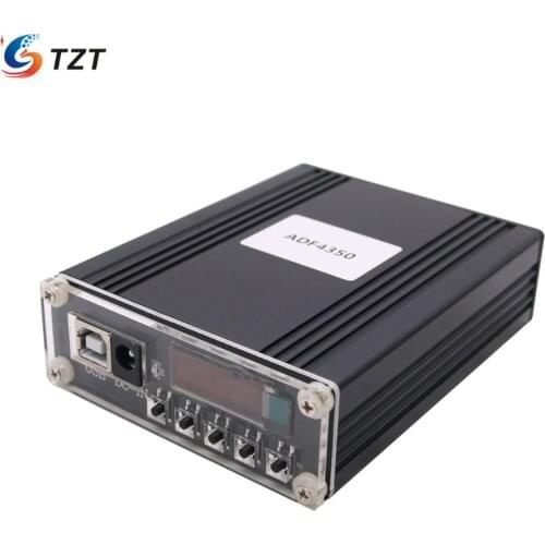 TZT RF Signal Generator RF Frequency Generator Frequency Source w/ OLED Display 137.5MHZ-4.4GHZ ADF4350