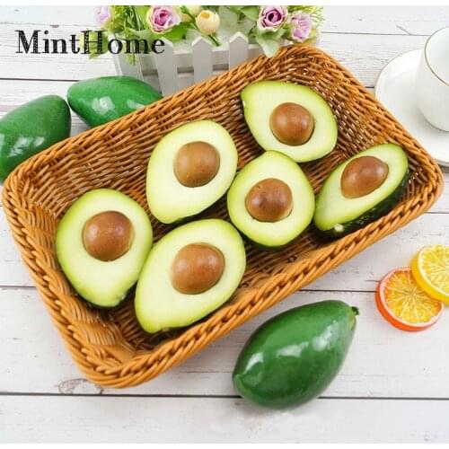 Fake Avocado Simulation Fruit Model Avocado Model Fruit Fruit Shop Cabinet Decoration Props Kitchen Accessories Decoration Home