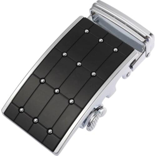 ZPXHYH Fashion Mens Business Alloy Automatic Buckle Unique Men Plaque Belt Buckles for 3.5cm Ratchet Men Apparel Accessories