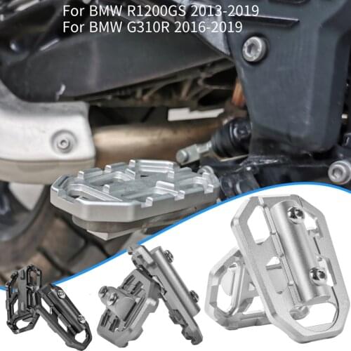 Motorcycle Wide Foot Pegs Pedals Rest Footpegs for BMW G310GS G310R R1200GS S1000XR 2013-2018 Accessories Footrests Pedals