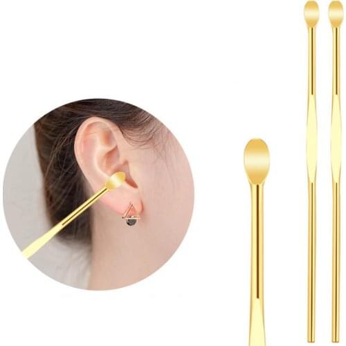 7Pcs/Set Ear Cleaner Ear Wax Pickers Wax Removal Eco-friendly Stainless Steel Earwax Cleaning Tool Kits Ear Spoon Tool for Home