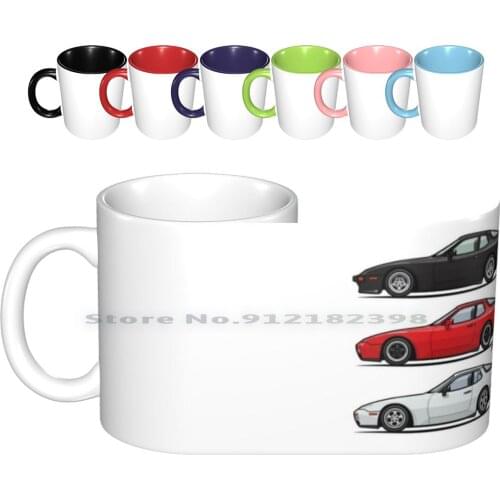 P 944 951 Turbo Trio Ceramic Mugs Coffee Cups Milk Tea Mug 944 Turbo Turbo Red India Red Indisch Rot Lm 3a Watercooled German