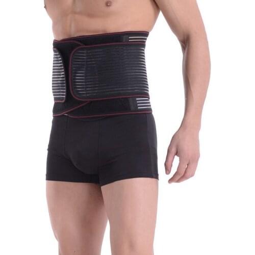 Waist Cincher Lumbar Support Brace warp slimming belt Belly Shaper Men Adjustable Self-heating Therapy Support Belt Back
