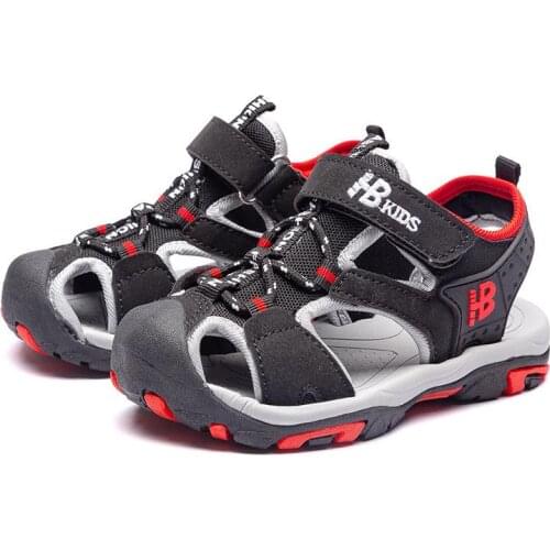 2020 New Closed Toe Sandals For Children Girls Casual Shoes Summer Boys Lightweight Non-slip Aqua Sport Sandals Eu Size 26-37