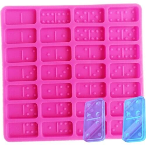 KLM Domino resin silicone mold crafts, used for cake decoration epoxy resin and resin crafts mold liquid