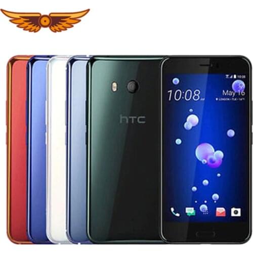 Original HTC U11 5.5" inch 4GB RAM 64GB Dual sim ROM Octa Core 4G LTE Android phone factory unlocked 12MP cellphone