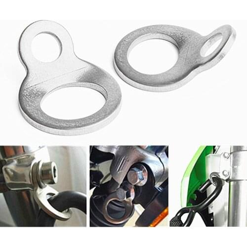 Stainless Steel Motorcycle Tie Down Strap Rings For Motorcross/Dirt Bike/ATV/UTV Etc 8/18mm Motorbike Accessories