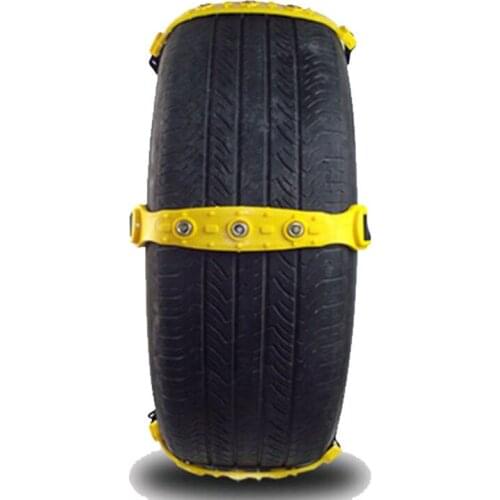 Universal Nonskid chain car suv tire off-road suv tire Tire nonskid TPU Snow Chains Anti-Skip Belt Safe Driving Sand Muddy