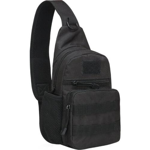 Military Sling Backpack Tactical Camouflage Molle Crossbody Chest Bag Camping Hiking Travel Hunting Water Bottle Shoulder Bag