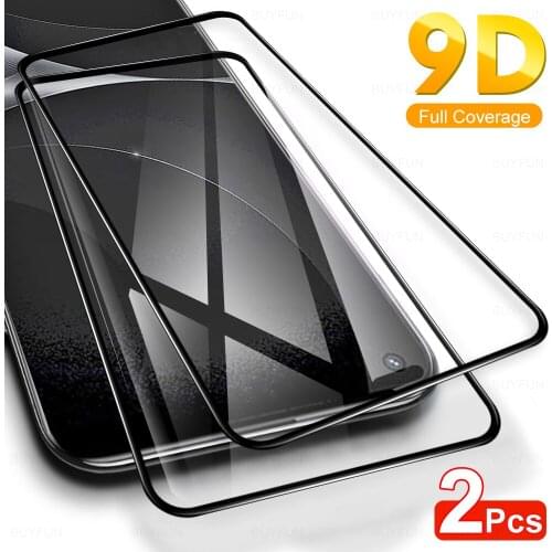 2PCS Cover Black Border Tempered Protective Glass For Oppo Realme GT Neo2 Screen Protection Glass For Realmi GT Master GT Neo