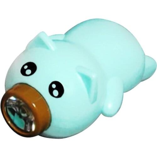 Children Piggy Style Mountain Bike Bicycle Headlight With Electric Horn Rechargeable Riding Equipment