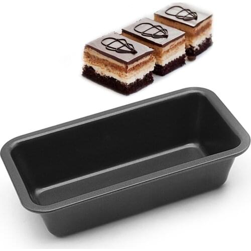 Carbon Steel Baking Cake Mold Rectangle Pan Bakeware Moulds Non-Stick Bread Toast Mould Baking Dishes Loaf Pans