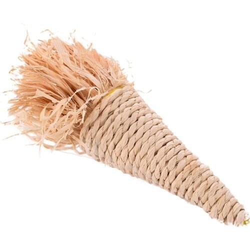 Pet Teeth Grinding Toys Hamster Rabbit Grass Weave Carrot Natural Radish Molar Toys For Guinea Pig Hamster Small Animal Chew Toy