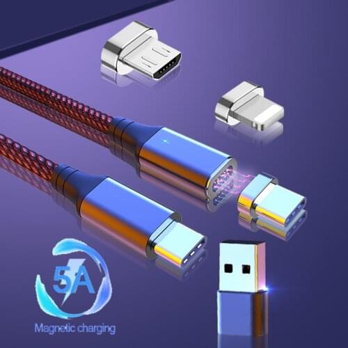 Micro USB Type C Cable 5A Quick Charge USB C Cable Smart Phone Charger Data Cord Wire For iPhone 12 11 Pro Max Xiaomi 11 Huawei