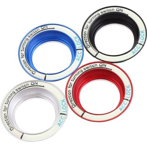 Car Ignition Key Switch Ring Cover Hole Circle Stickers for Ford Focus 2 3 4 MK2 MK3 MK4 Everest Raider