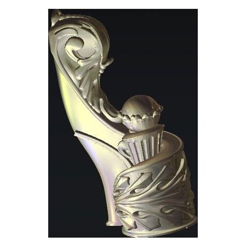 Furniture part 4 axis STL relief file model for cnc router engraving cutting carving type3 artcam aspire M287