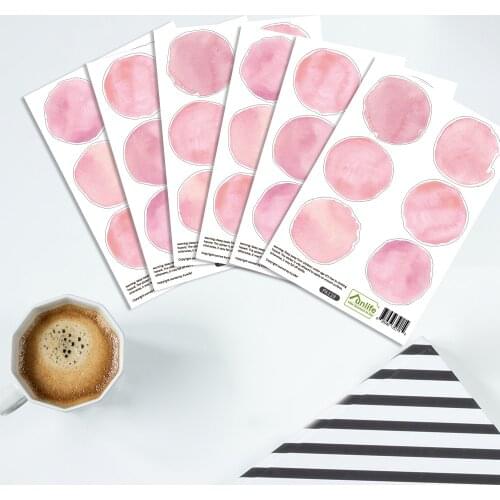 Cute Kids Gift Wall Sticker Kawaii DIY Nursery Children Kid Room Decor Dots Vinyl Stickers Wall Decal Multi-Design Christmas