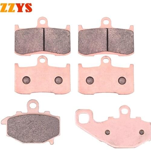 Motorcycle Front Rear Brake Pads Set For KAWASAKI ZX9R ZX900 ZX900F ZX-9R ZX 900 9R 2002-04 Z1000 ZR1000 ZR1000A A1 A2 A3 03-05