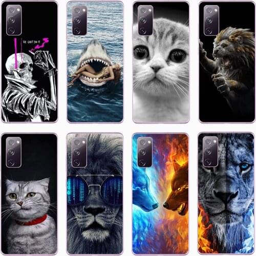 Patterned Soft Silicon Phone Case for Samsung Galaxy S20 FE Covers for Samsung S20 FE 5G Fundas for Galaxy S 20 S20FE 5G Bumper