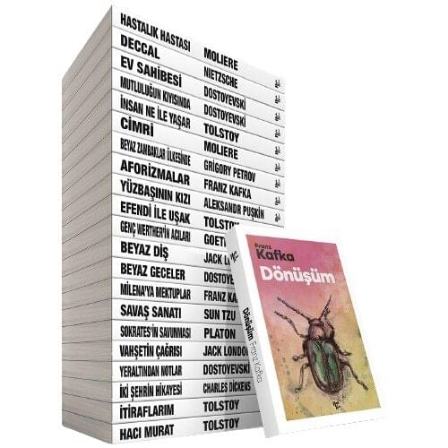 Folk Bookstore World Classics Set-22 Book-Turkish