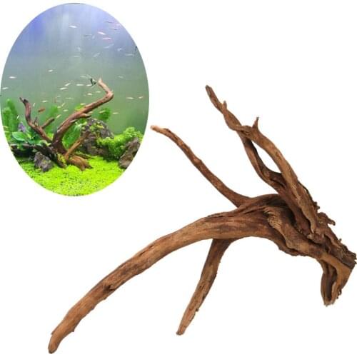 Natural Driftwood Aquarium Sinkable Wood Decor Tree Trunk Tropical Fish Plant Habitat Tank Aquarium DIY Ornament Decorations