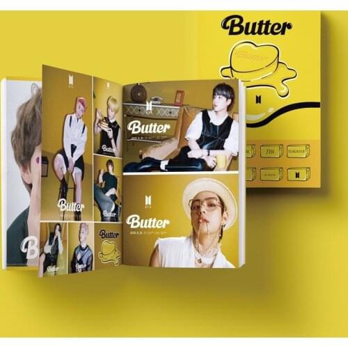 New Album Butter KPOP Bangtan Boys Soul Same Photo Cards Photos Be Photo Album MINI BOOK