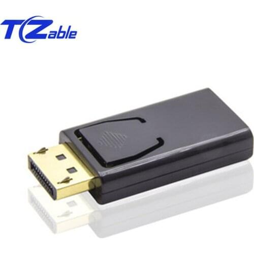 DP To HDMI Converter DisplayPort To HDMI Female Adapter Display Port For PC Laptop Audio And Video Simultaneous Transmission