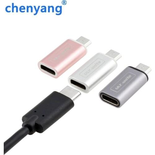 TOP Quality Rose gold Metal USB 3.1 Type C USB-C Female to Micro USB 2.0 Male Adapter Connector Adaptor