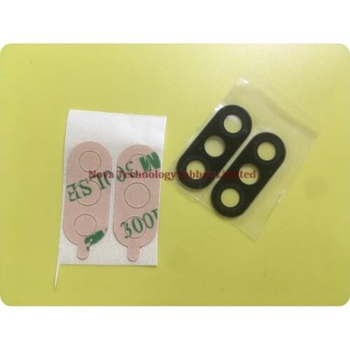 Wyieno 50Pcs/Lot S2 Real Camera Glass Lens For Redmi S2 Back Rear Camera Panel with Glue Phone Parts Tracking