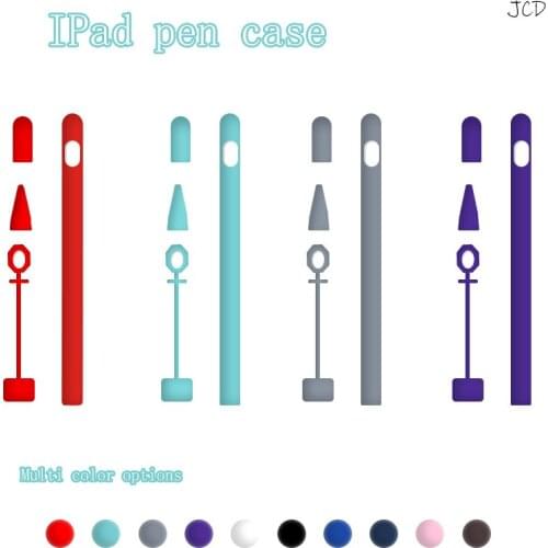 1PC Anti lost Cable Soft Silicone For Apple Pencil Case Compatible For iPad Tablet Touch Pen Stylus Protective Sleeve Cover