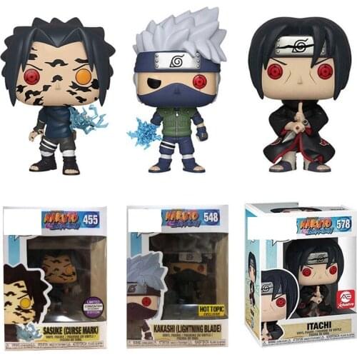 10cm Japanese Anime Bonecos Naruto Uchiha Sasuke Sasuke Itachi Action Figure PVC Anime Models Collectible Toys for Children