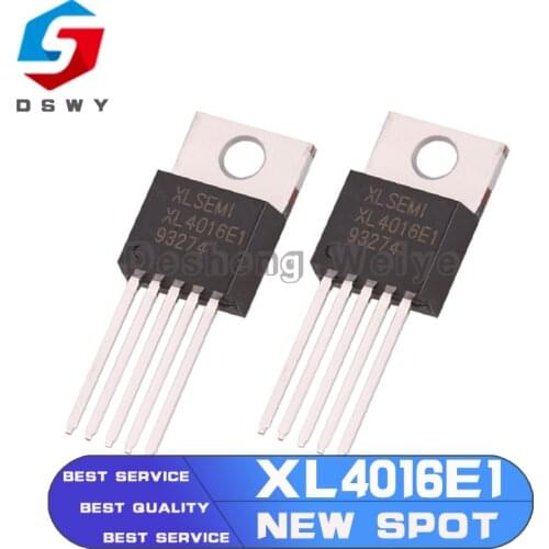 2PCS XL4016E1 XL4016 TO-220-5 4016E1 TO220-5 New and Original IC Chipset