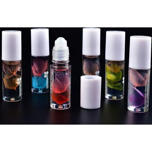 5ml Lip Oil Natural Flowers Makeup Lipbalms Moisturizer Long-Lasting Hygienic Lipstick Transparent For Lips Gloss Care Cosmetic