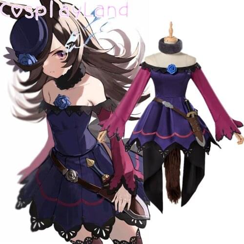 Anime! Umamusume:Pretty Derby Rice Shower Cosplay Costume Suit Lovely Uniform Halloween Party Outfit For Women Lolita Dress