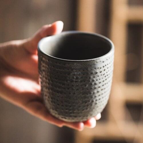 ANTOWALL NEW Teacup Ceramic Japanese Pottery Cup Dot Designed Coffee Cup Wholesale Dropshipping