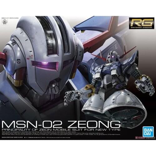 Bandai RG 34 1/144 Genesis Self-protection ZEONG Char special effects Assembly Action Figureals Model