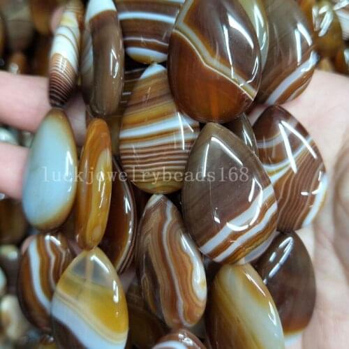 Free shipping Women Fashion Jewelry 20x30mm Onyx Carnelian Water Drop Women Men Spacers Art Loose Beads 15.5" FG7886