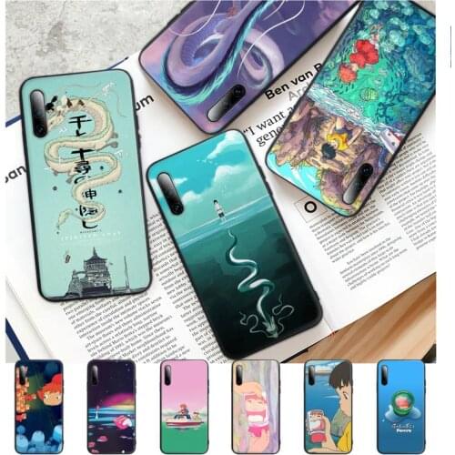 Ghibli Totoro Ponyo Spirited Away Phone Case For Samsung Galaxy S9 S10 S20 S21 S30 Plus Ultra S10e S7 S8 Silicone Cover