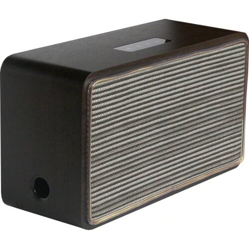 LONPOO 20W Wooden Bluetooth Speaker Wireless Stereo Subwoofer Touch Screen Control USB AUX Home Theater Bluetooth Speaker