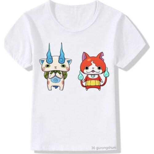 Children Clothing Boy Girl T-shirt Animal Cartoon Komatsuyama Print Kids T Shirt Summer Casual Kids Tops Unisex Custom Tops