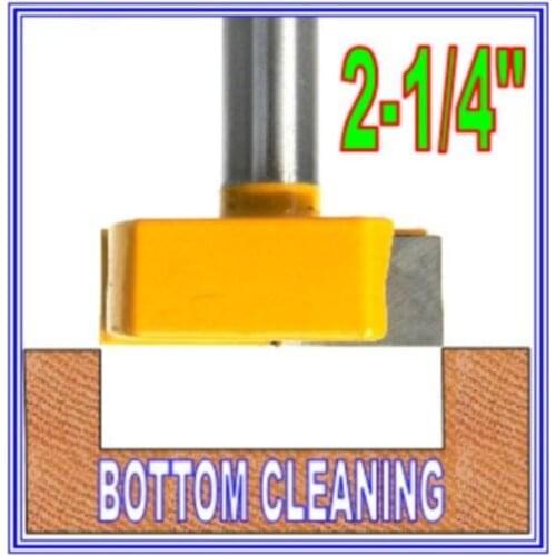 1 PC 1/2" Shank 2-1/4" Diameter Bottom Cleaning Router Bit Woodworking Clean Bits