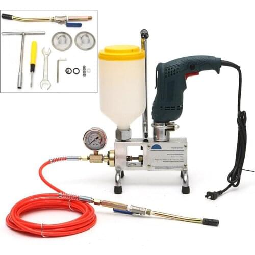 Epoxy injection pump Epoxy / Polyurethane foam Grouting Machine Steel Hose concrete repair crack 999 high quality 810/910/1300W