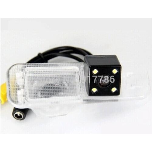 Super night vision 4 LED color CCD Car Reverse Rear View backup Camera parking rearview For KIA Rio 2007-2011 / K2 sedan