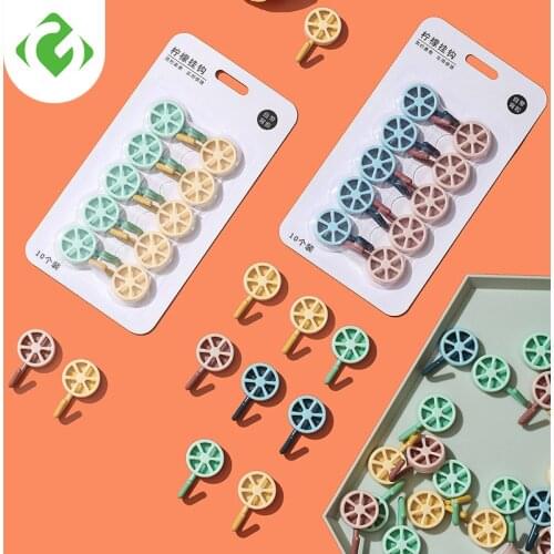 5PCS Strong Adhesive Hook Wall Door Sticky Hanger Holder Kitchen Bathroom White Hanging Door Clothes Towel Handbag Holder Wall