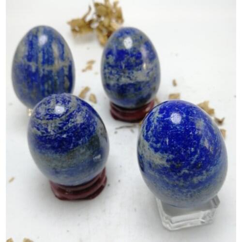 1 PC High Quality Natural Quartz Egg-shaped Crystal Healing Ball Sphere Blue Labradorite Egg Gemstone